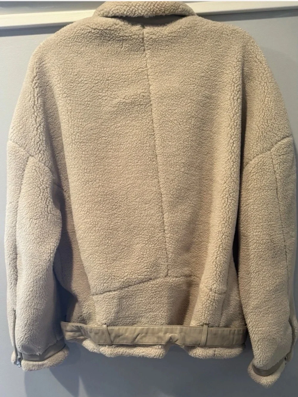 Zara Beige Sherpa Jacket